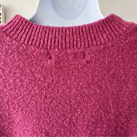 Elodie Purple Pullover Textured Sweater Size XL - Picture 6 of 9